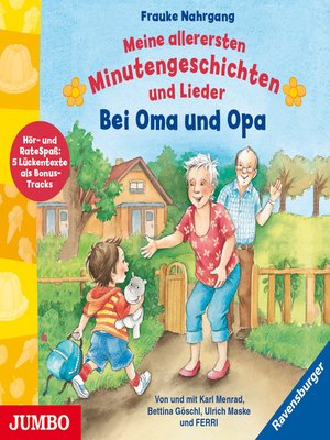 cover image of Meine allerersten Minutengeschichten und Lieder. Bei Oma und Opa